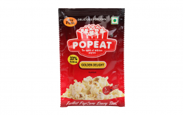 PopEat Delicious Popcorn Golden Delight Flavour  Pack  60 grams